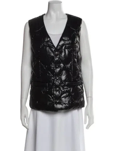 Pre-owned Burberry Nylon Vest In Black