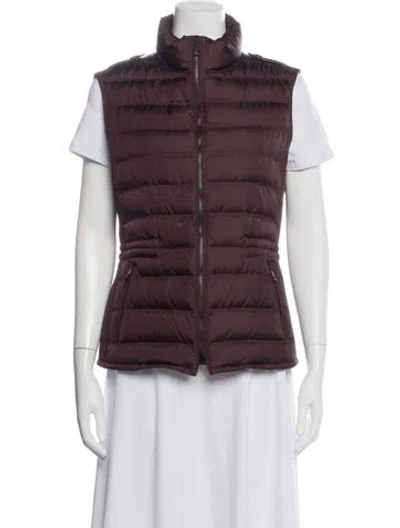 Pre-owned Burberry Nylon Vest In Brown
