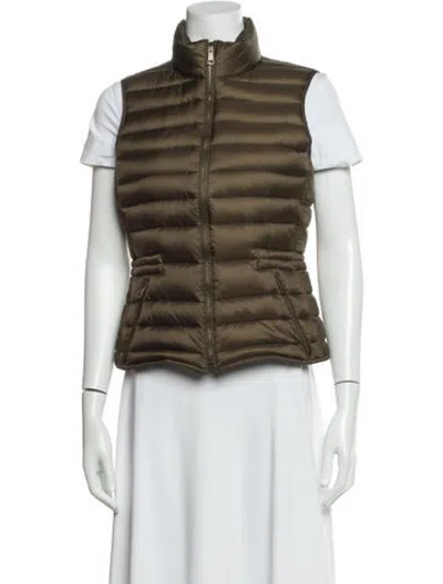 Pre-owned Burberry Nylon Vest In Green