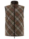 Burberry Nylon Vest Jacket Jackets Green In Green