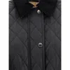 Burberry Check Lining Quilted Nylon Dorset Jacket Clothing In Black