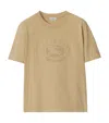 Burberry Oak Leaf Crest Ekd T-shirt In Flax