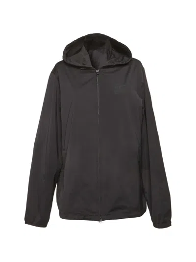 Pre-owned Burberry Oak Leaf Hoodie Jacket In Black