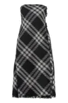 Burberry Midi Dress With Check Pattern