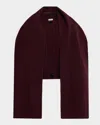 Burberry Oldbrook Single-breasted Scarf Jacket In Burgundy