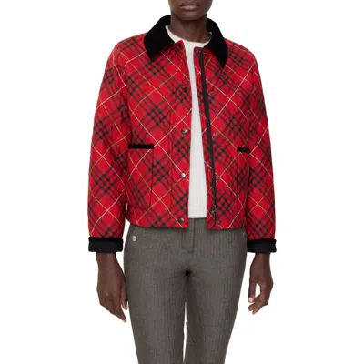 BURBERRY BURBERRY OLDHAM CHECK QUILTED BARN JACKET