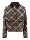 Burberry Oldham Padded Cotton Jacket In Multi