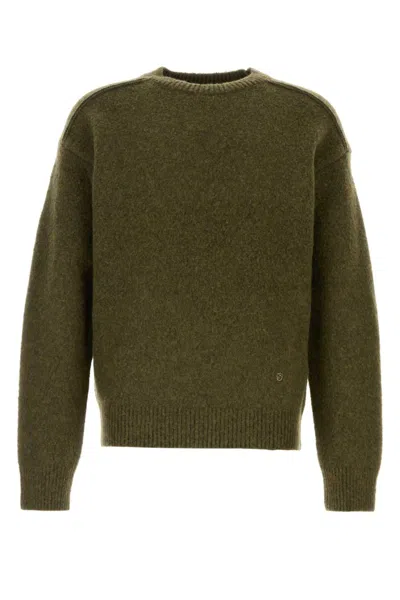 BURBERRY OLIVE CREWNECK SWEATER