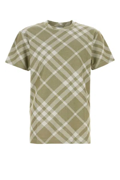 BURBERRY OLIVE CREWNECK T-SHIRT