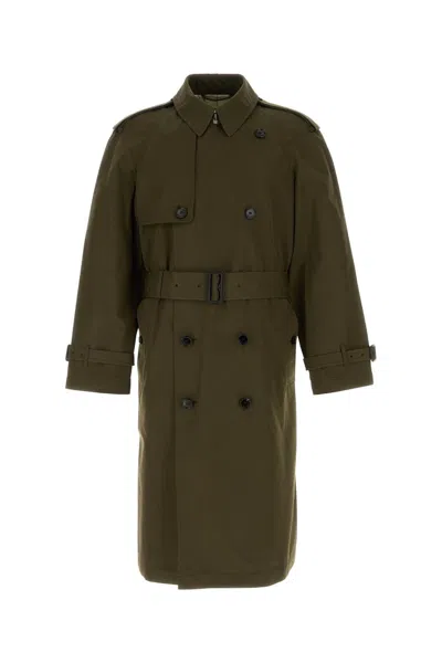 Burberry Olive Trench Coat