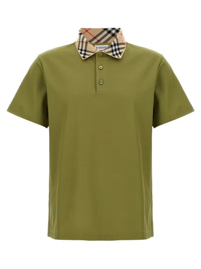 BURBERRY OLIVE GREEN FOR POLO SHIRT
