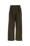 Burberry Men's Army Nylon Pant In Green
