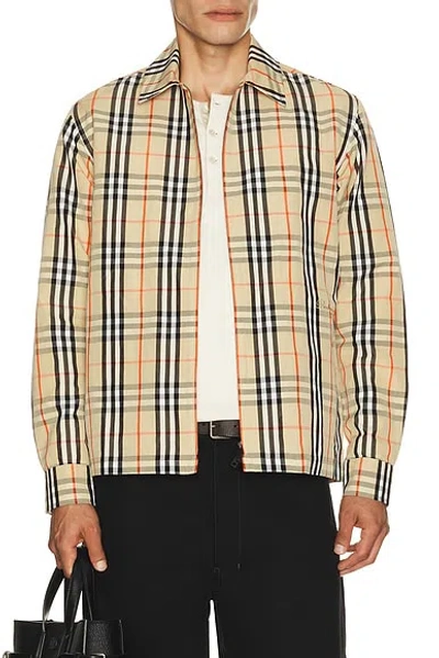 BURBERRY OLLIE ZIP SHIRT