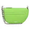 Burberry Olympia Mini Leather Shoulder Bag In Green
