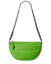 Burberry Olympia Mini Leather Shoulder Bag In Green