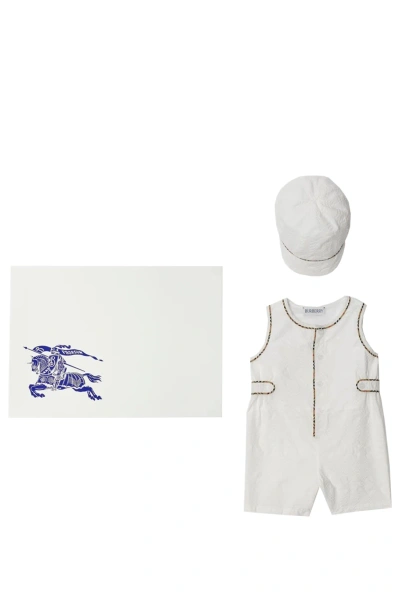 Burberry Kids' Onesie In White