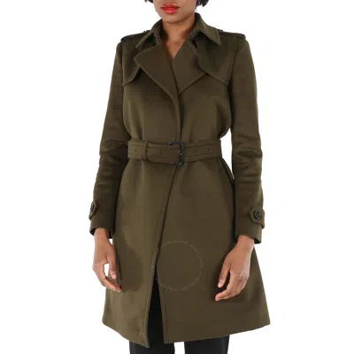 Burberry Open Box -  Ladies Dark Olive Tempsford Single-breasted Trench Coat In Green