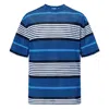Burberry Openwork Striped Crewneck Oversized T-shirt