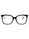 Burberry Eyewear Square Frame Glasses In Black