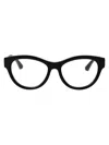 Burberry Top Black On Vintage Check Acetate Optical Glasses In Black