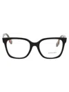 Burberry Black Acetate Glasses In Black