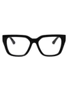 Burberry Dark Havana Acetate Glasses In Black