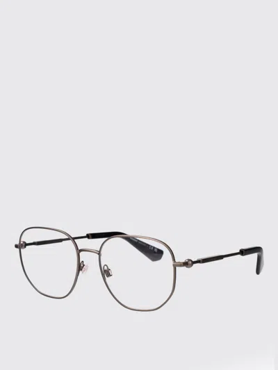 Burberry Dark Grey Metal Optical Glasses In Brown