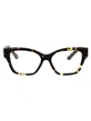 Burberry Havana Yellow Acetate Optical Glasses In Havana Yellow