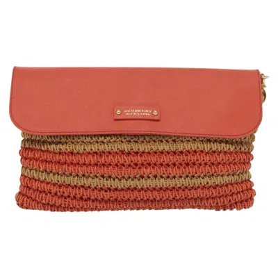 Pre-owned Burberry Orange Wood Shoulder Bag ()
