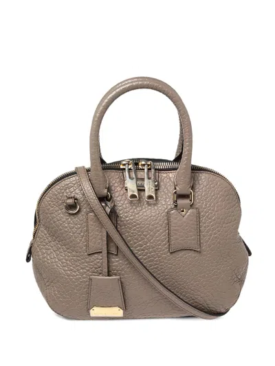 Pre-owned Burberry Orchard Leather Satchel Bag