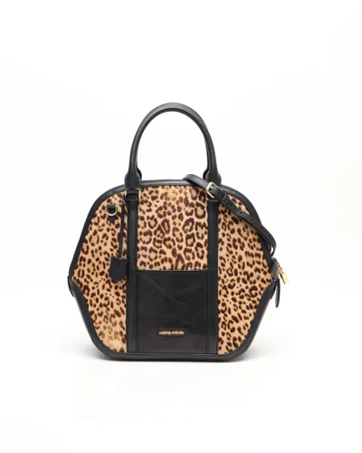 Burberry Orchard Leopard Bowling Bag