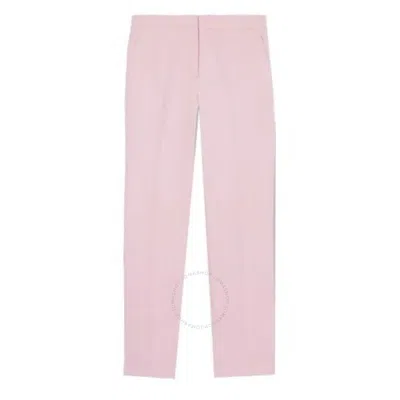 Burberry Orchid Pink Emma Smart Trousers In Pink/purple