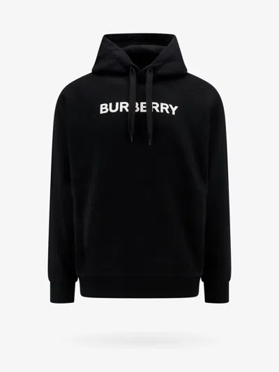 BURBERRY ORGANIC COTTON SWEATSHIRT WITH FRONTAL LOGO