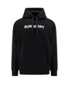 Burberry Organic Cotton Sweatshirt With Frontal Logo