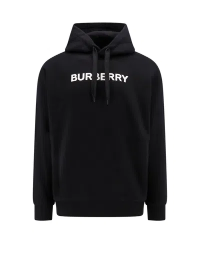 BURBERRY ORGANIC COTTON SWEATSHIRT WITH FRONTAL LOGO