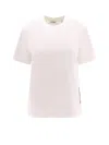 Burberry Cotton T-shirt With Check Application