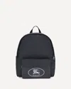 Burberry Black Backpack With Spacious Design And Padded Straps