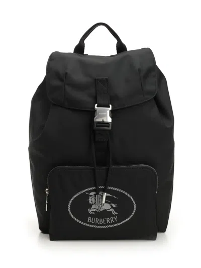 Burberry Orkney Backpacks Black