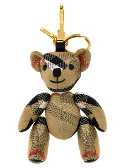 Burberry Thomas Teddy Bear Bag Charm In Multicolor