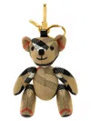 Burberry Thomas Teddy Bear Bag Charm In Multicolor