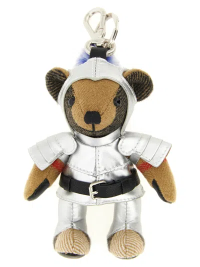 Burberry Orsetto Thomas Keyring In White