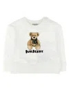 Burberry Orsetto Thomas Sweatshirt In White