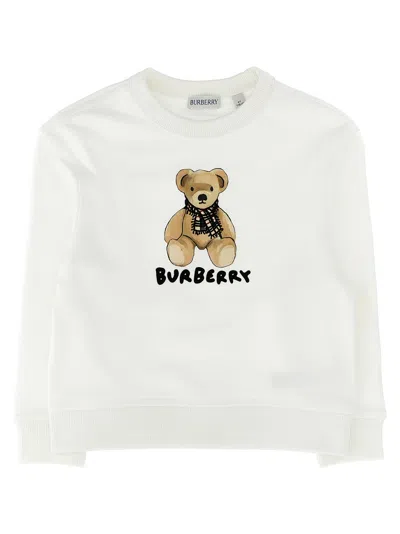 Burberry 'orsetto Thomas' Sweatshirt In White