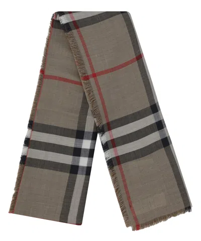 Burberry Other Wool Scarf In Beige
