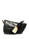 Burberry Shoulder Bags With Adjustable Strap And External Pocket In Black