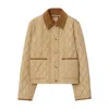Burberry Dorset Quilted Nylon Jacket In Brown