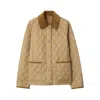 Burberry Padded Jackets With Corduroy Collar In Neutral