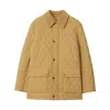 Burberry Reversible Quilted Short Jacket In Beige