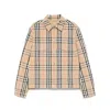 Burberry Checked Jacket In Multicolor