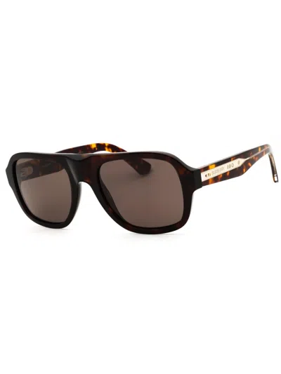 Burberry Oval Acetate Men's Sunglasses In Orange